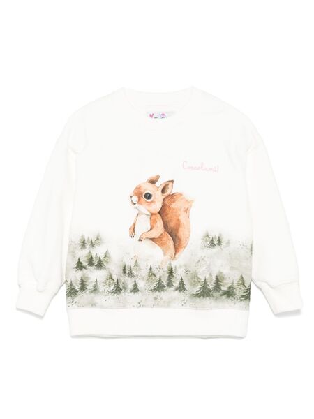  Mc2 Saint Barth Kids Briony Sweatshirt - White 