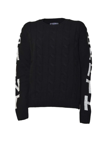 Mc2 Saint Barth Kids Cable-knit Sweater - Black 