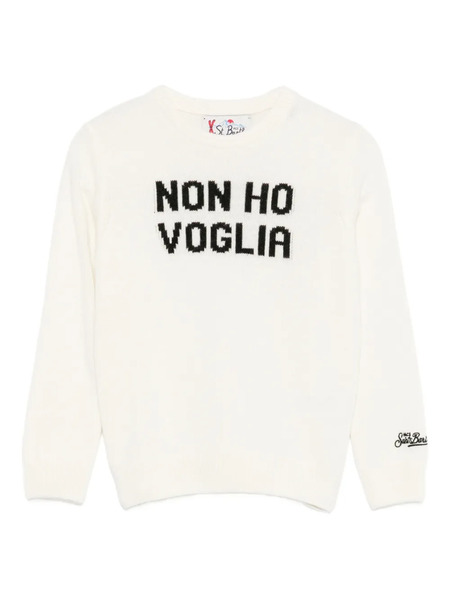  Mc2 Saint Barth Kids Crew-neck Sweater - White 