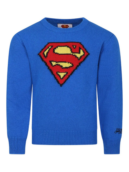  Mc2 Saint Barth Kids Douglas Superman Sweater - Blue 