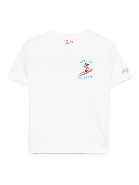  Mc2 Saint Barth Kids Embroidered T-shirt - White 