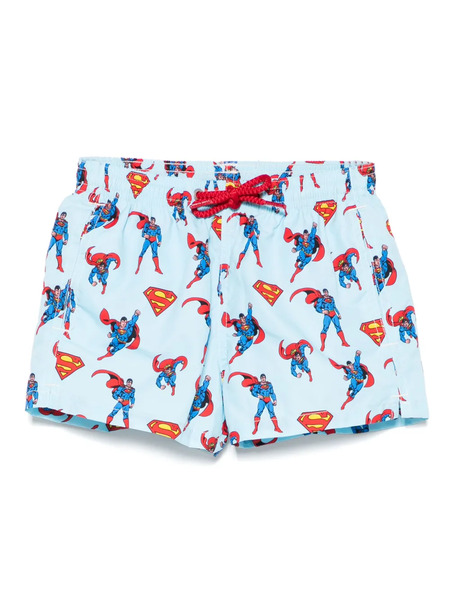  Mc2 Saint Barth Kids Jean Lighting Swim Shorts - Blue 