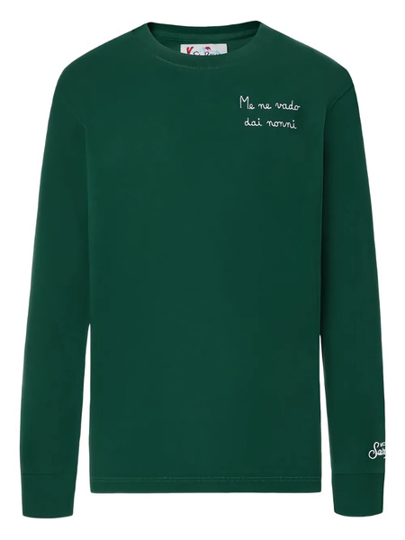  Mc2 Saint Barth Kids Long Sleeve T-shirt - Green 