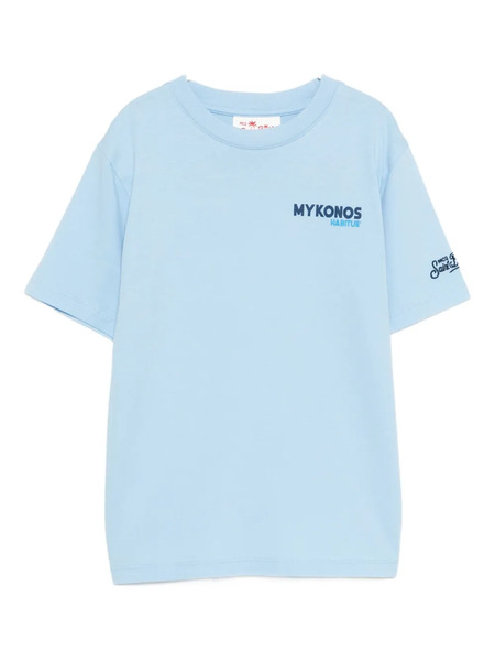  Mc2 Saint Barth Kids Mykonos T-shirt - Blue 