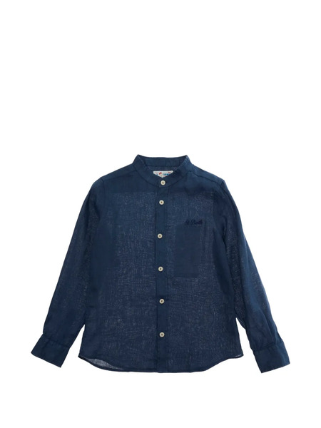  Mc2 Saint Barth Kids Pati Long-sleeve Shirt - Blue 