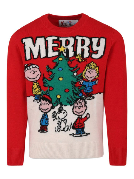  Mc2 Saint Barth Kids Peanuts Jumper - Red 
