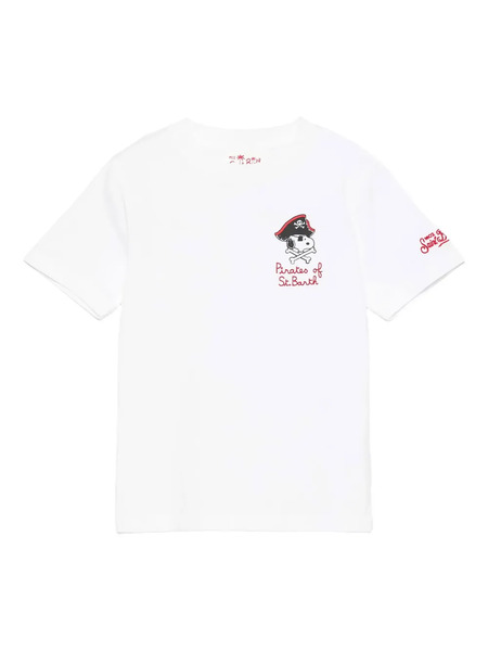  Mc2 Saint Barth Kids Pirate Snoopy T-shirt - White 