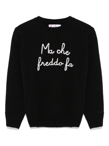  Mc2 Saint Barth Kids Princess Sweater - Black 