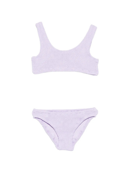  Mc2 Saint Barth Kids Ribbed Bikini - Purple 