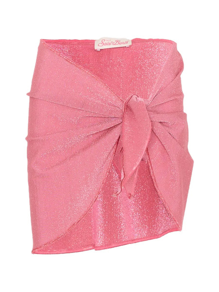  Mc2 Saint Barth Kids Sery Knot Pareo - Pink 