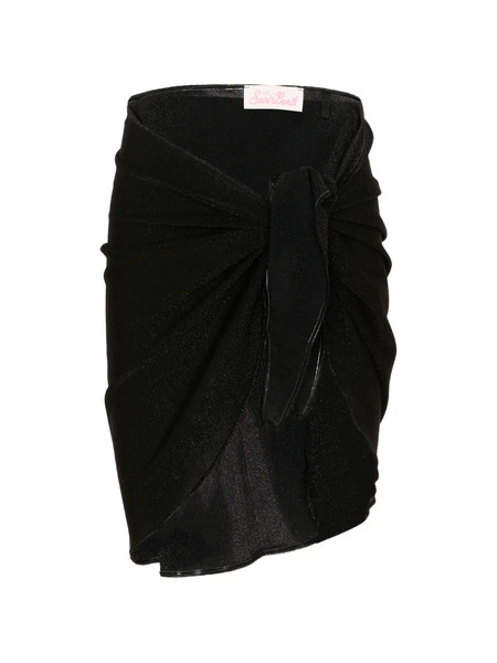  Mc2 Saint Barth Kids Sery Knot Sarong - Black 