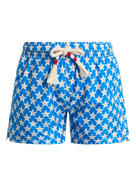  Mc2 Saint Barth Kids Starfish-print Swim Shorts - Blue 