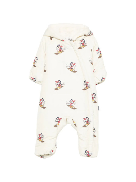  Mc2 Saint Barth Kids X Disney Glace Hooded Snowsuit - Neutrals 
