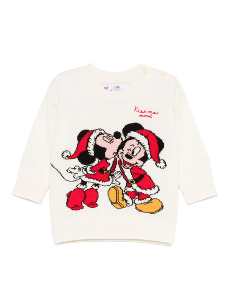  Mc2 Saint Barth Kids X Disney Princess Sweater - Neutrals 