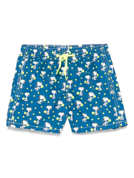  Mc2 Saint Barth Kids X Peanuts™ Jean Lighting Swim Shorts - Blue 