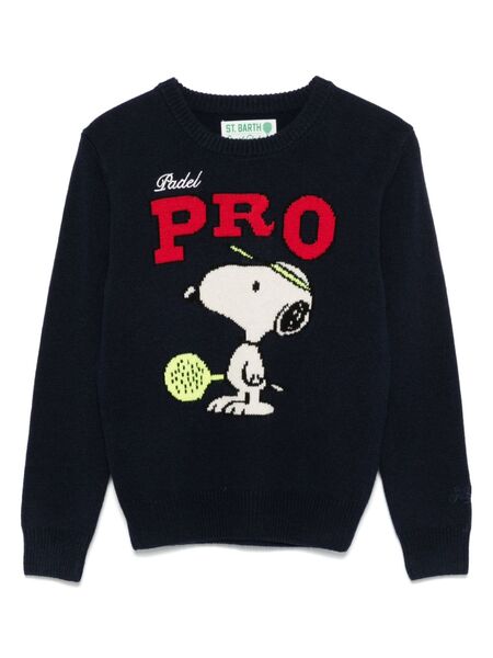  Mc2 Saint Barth Kids X Snoopy Peanuts™ Douglas Sweater - Blue 