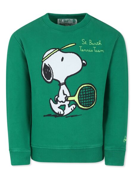  Mc2 Saint Barth Kids X Snoopy Peanuts Sweatshirt - Green 