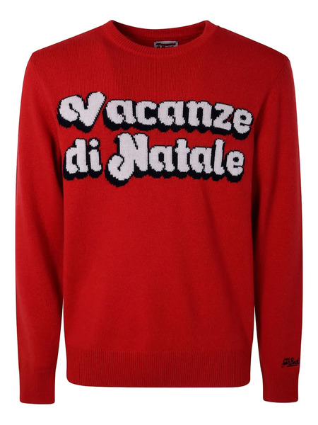  Mc2 Saint Barth Long-sleeve Wool Sweater - Red 