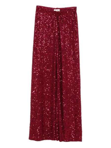  Mc2 Saint Barth Lucette Sequin-embellishment Trousers - Red 