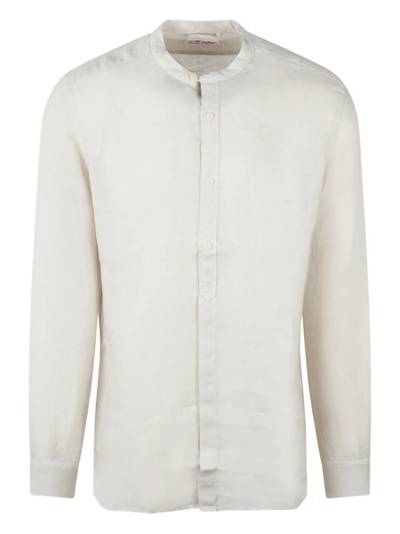  Mc2 Saint Barth Mandarin-collar Shirt - White 