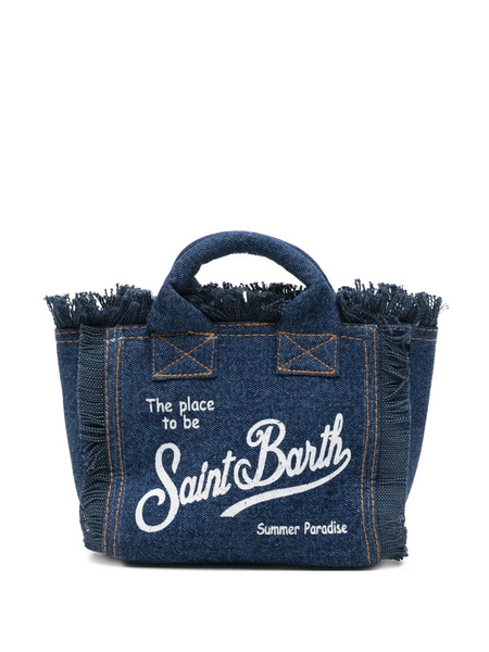  Mc2 Saint Barth Mini Vanity Denim Tote Bag - Blue 