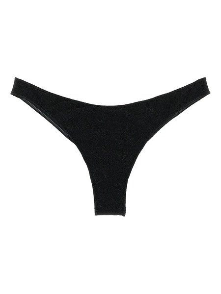  Mc2 Saint Barth Naomi Lurex Bikini Bottoms - Black 