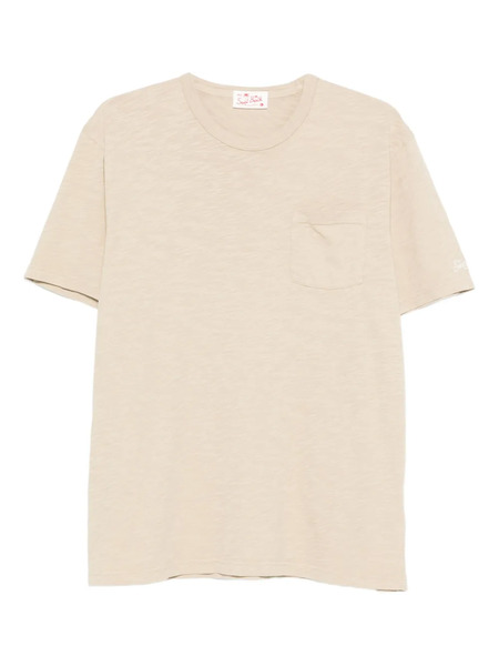  Mc2 Saint Barth Pocket Cotton T-shirt - Neutrals 