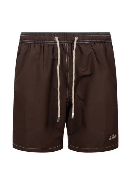  Mc2 Saint Barth Pocket Swim Shorts - Brown 