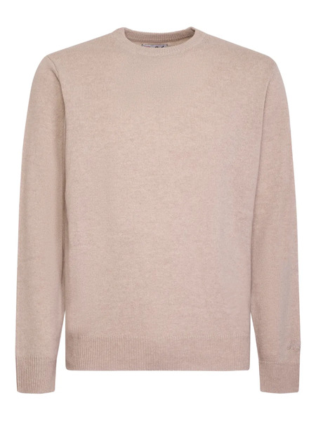  Mc2 Saint Barth Regent Logo-embroidered Sweater - Neutrals 