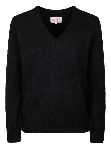 Mc2 Saint Barth V-neck Sweater - Black 