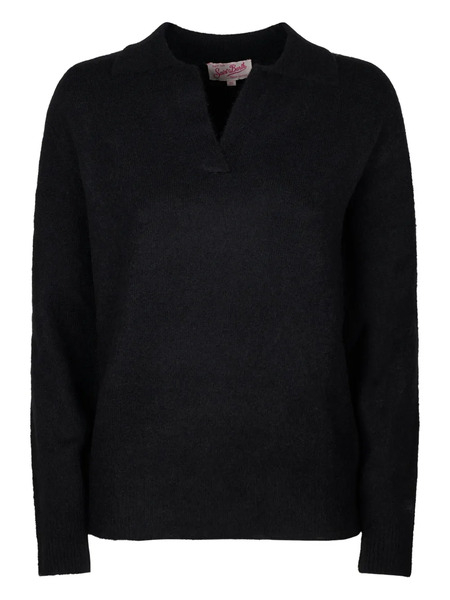  Mc2 Saint Barth V-neck Sweater - Black 