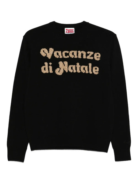  Mc2 Saint Barth Vacanzel Logo Jumper - Black 