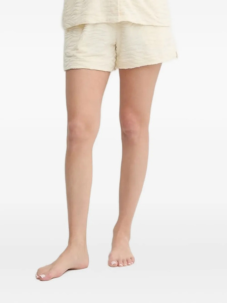  Mc2 Saint Barth Wave-textured Shorts - Neutrals 