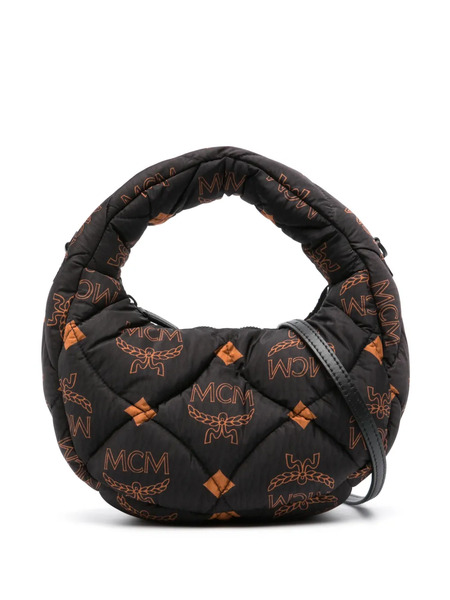  Mcm Aren Hobo Padded Bag - Black 