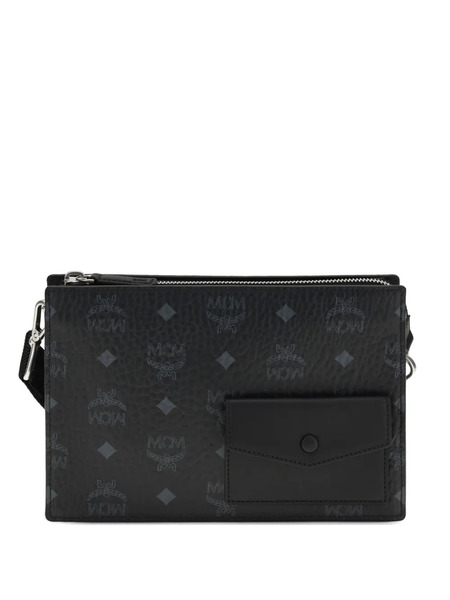  Mcm Aren Messenger Bag - Black 