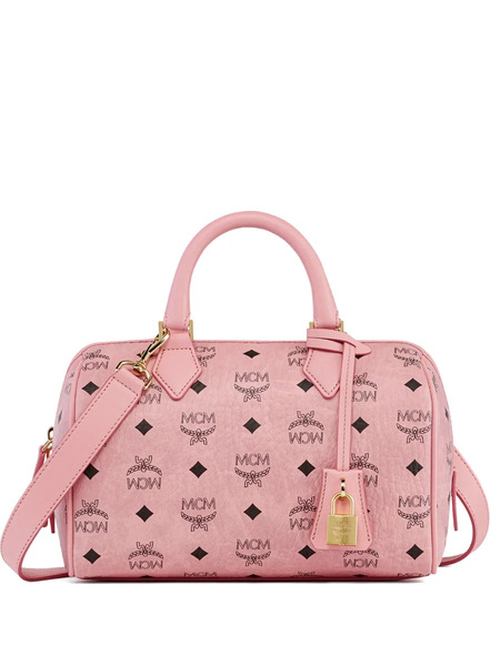  Mcm Ella Boston Bag - Pink 