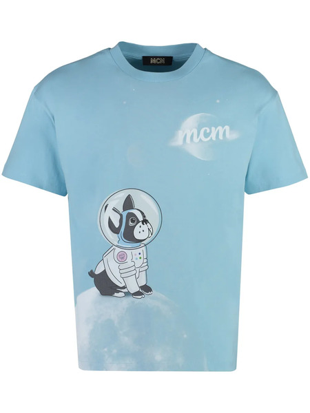  Mcm Graphic-print T-shirt - Blue 