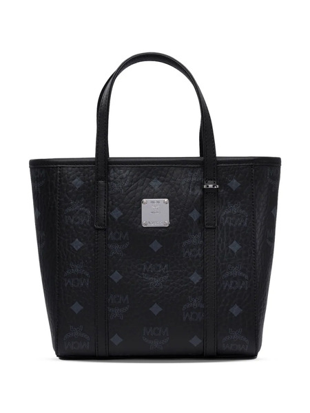 Mcm Leather Tote Bag - Black 