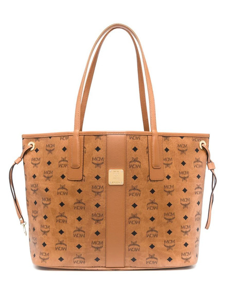  Mcm Medium Liz Reversible Tote Bag - Brown 