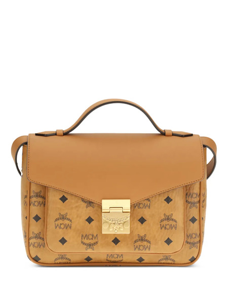  Mcm Medium Tracy Monogram Cross Body Bag - Neutrals 