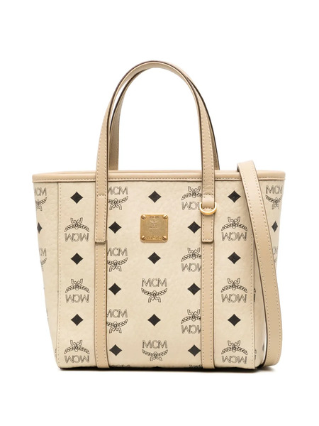  Mcm Mini Aren Tote Bag - Neutrals 