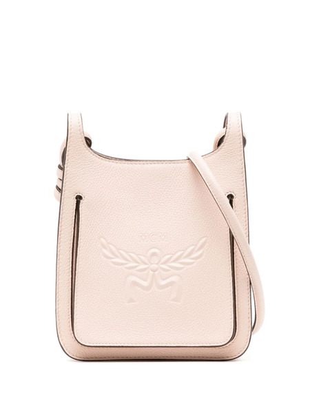  Mcm Mini Himmel Leather Crossbody Bag - Pink 