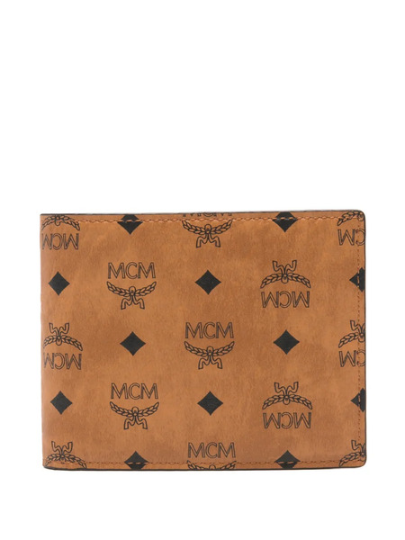  Mcm Monogram Wallet - Brown 