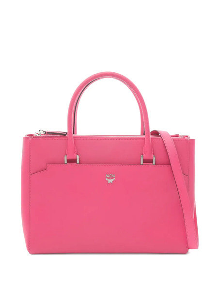  Mcm Pre-owned 2010s Two-way Leather Tote Bag - Pink 