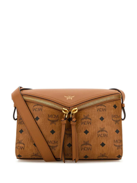  Mcm Small Diamant 3d Crossbody Bag - Brown 