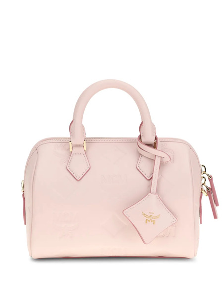  Mcm Small Ella Boston Tote Bag - Pink 