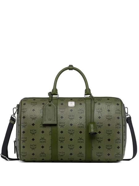  Mcm Small Ottomar Weekender Bag - Green 