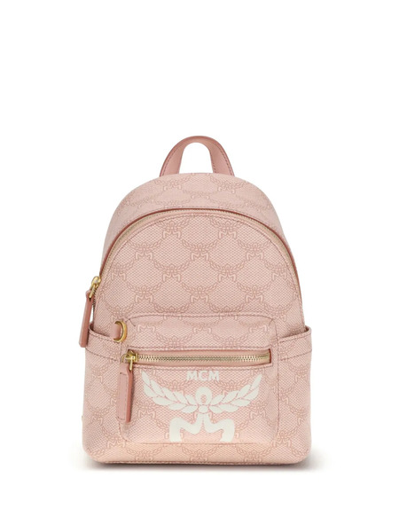  Mcm Stark Lauretos Chain Backpack - Pink 