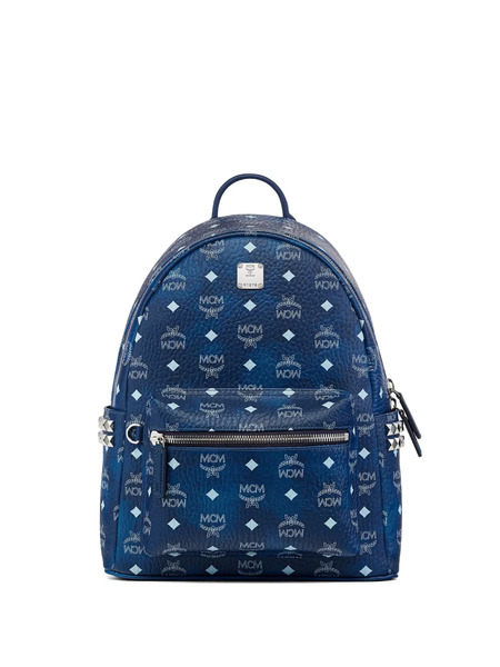  Mcm Stark Side-studs Backpack - Blue 