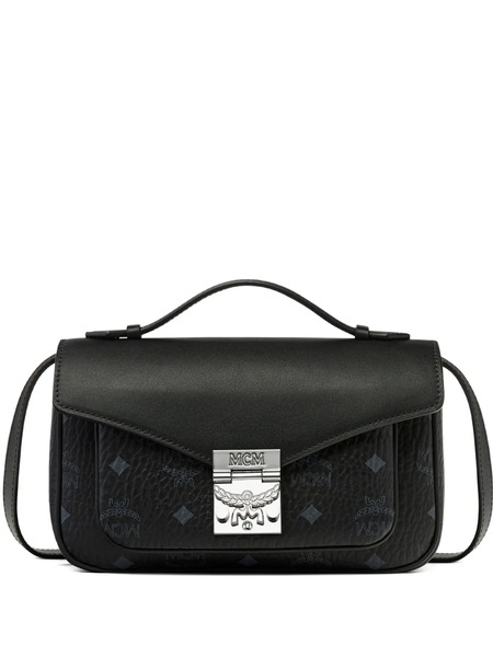  Mcm Tracy Visetos Cross Body Bag - Black 